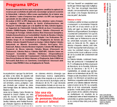 "Publicaciones institucionales: El efecto multiplicador de las cátedras." (/01/2008)